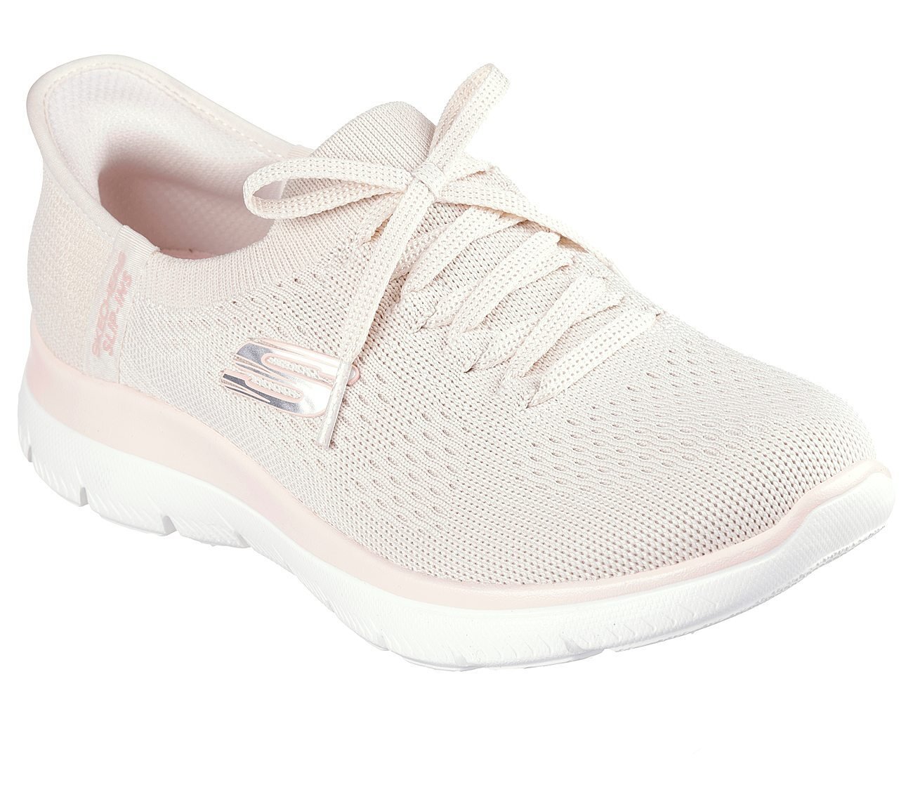 SUMMITS-NEW DAILY, NATURAL/PINK Footwear Top View