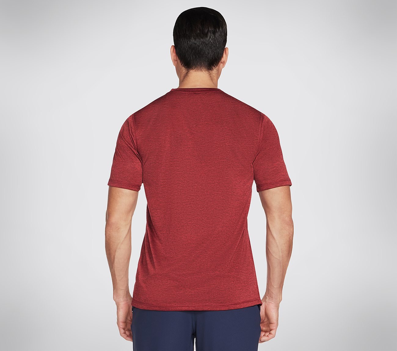 GODRI CHARGE DASH T-SHIRT, RRED Apparels Top View