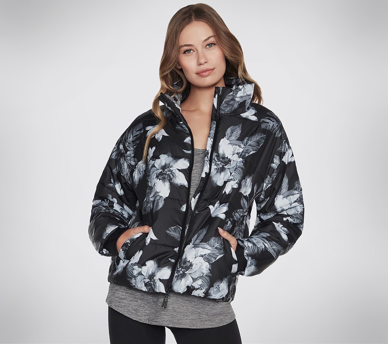 GOWALK MAGNOLIA DREAMS SLOPE, BLACK/MULTI Apparels Lateral View
