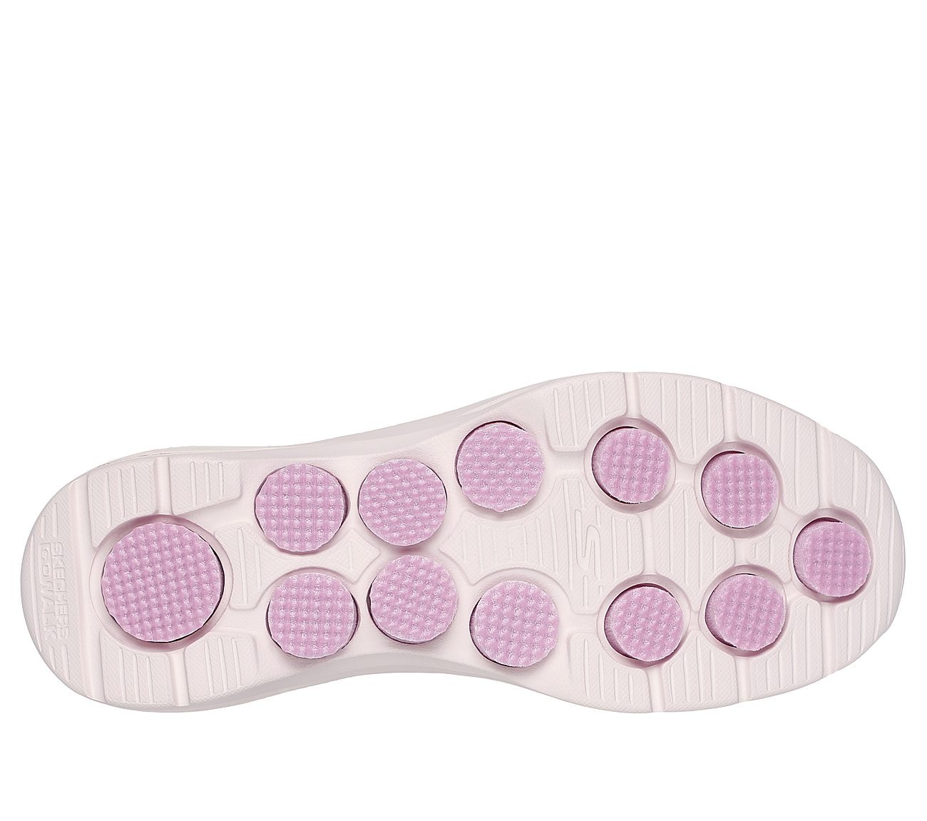 GO WALK 7 - SPRINGTIME, PLUM Footwear Bottom View