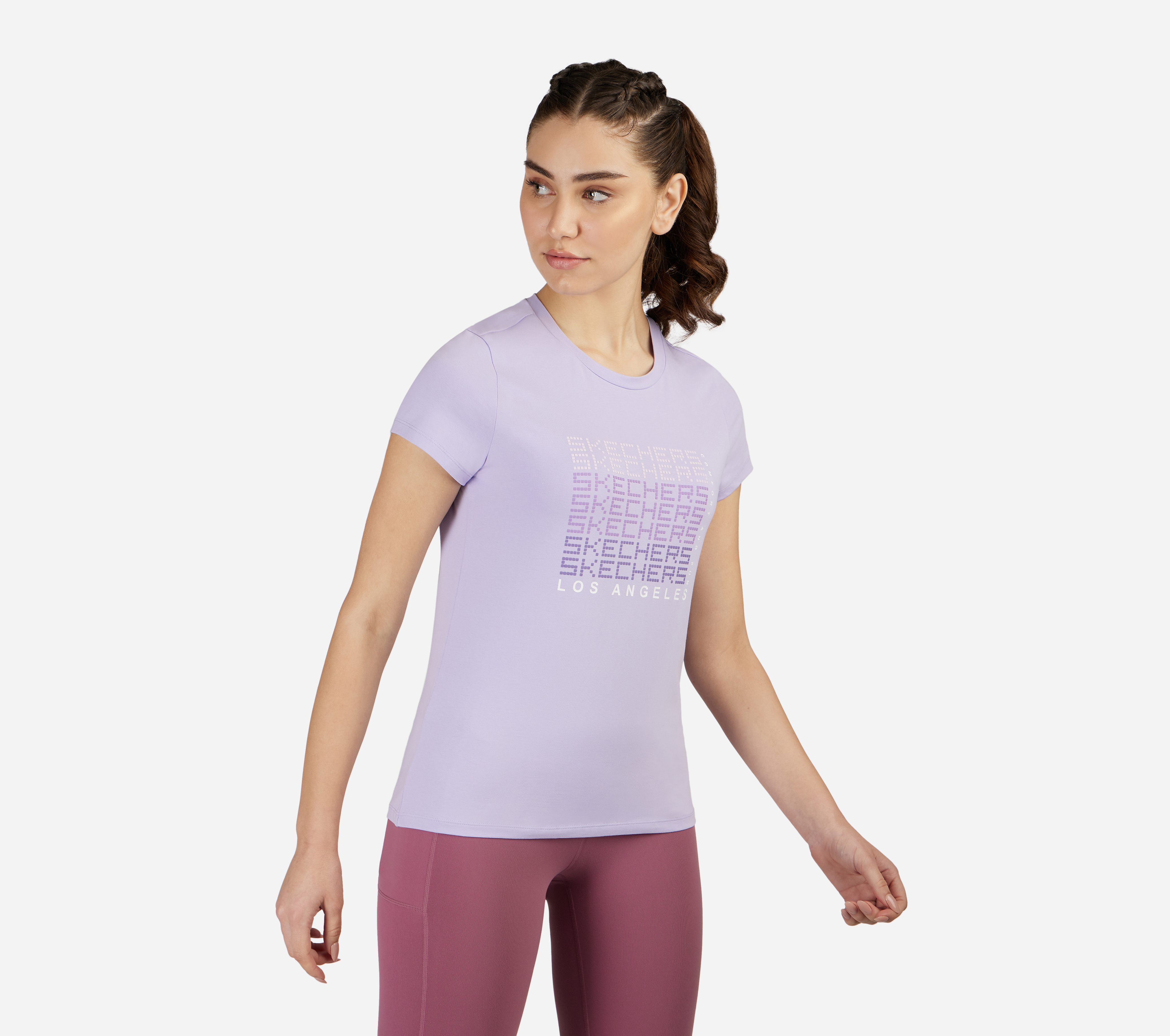 SS HD GRAPHIC T-SHIRT, PURPLE/PERIWINKLE Apparels Top View