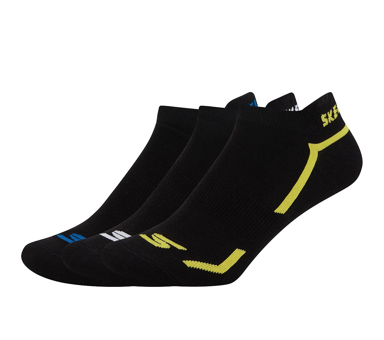 3PK MENS NON TERRY LOW CUT, BLACK