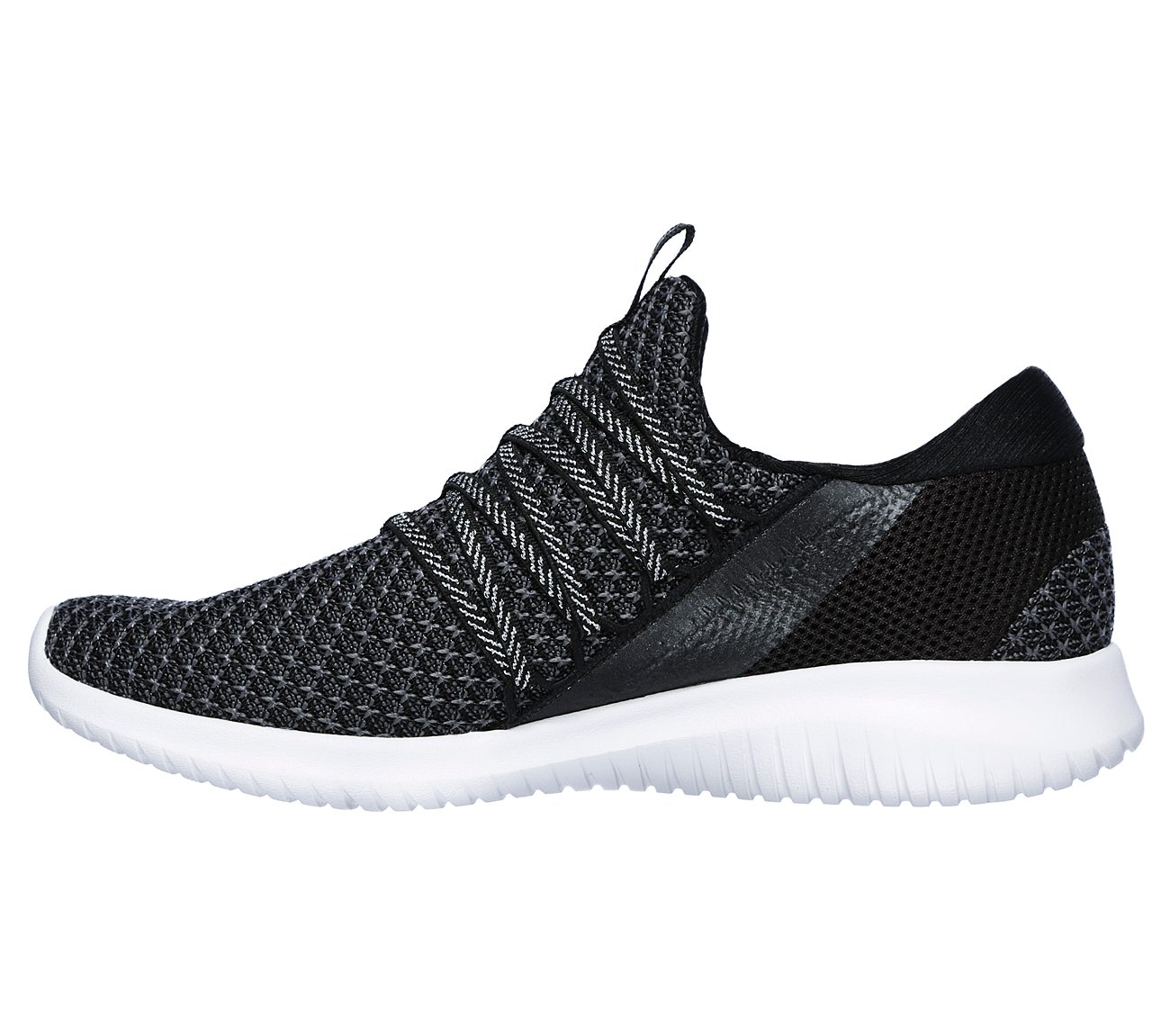 ULTRA FLEX-BRIGHT FUTURE, BLACK/WHITE Footwear Left View