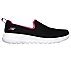 GO WALK JOY-CENTERPIECE, BLACK/HOT PINK Footwear Right View