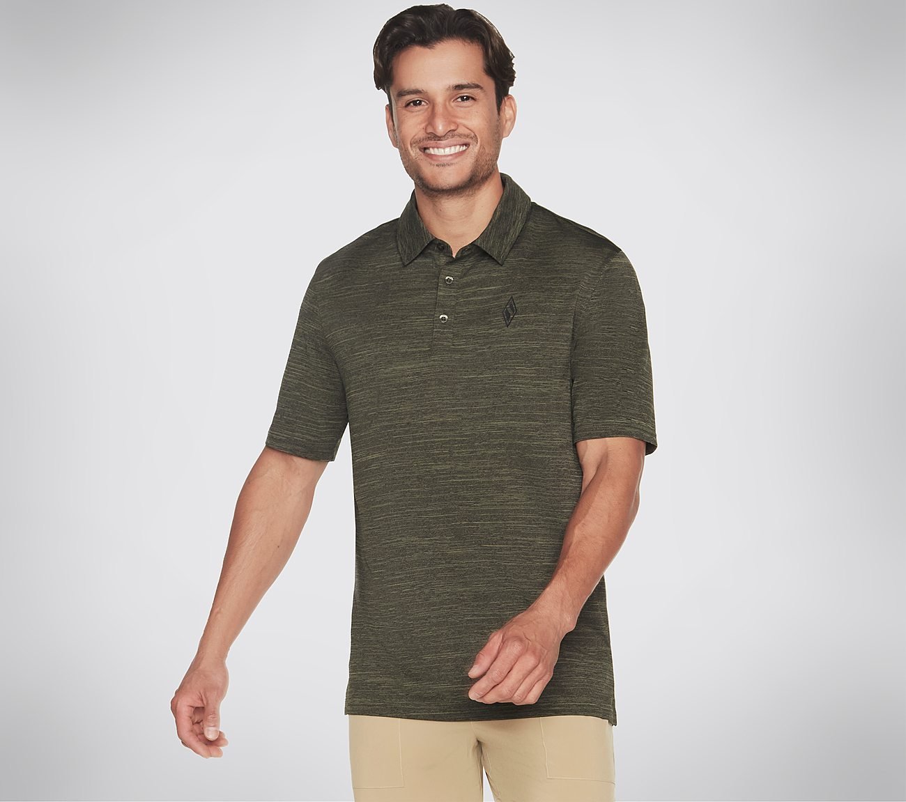 ON THE ROAD POLO, OOLIVE Apparels Left View