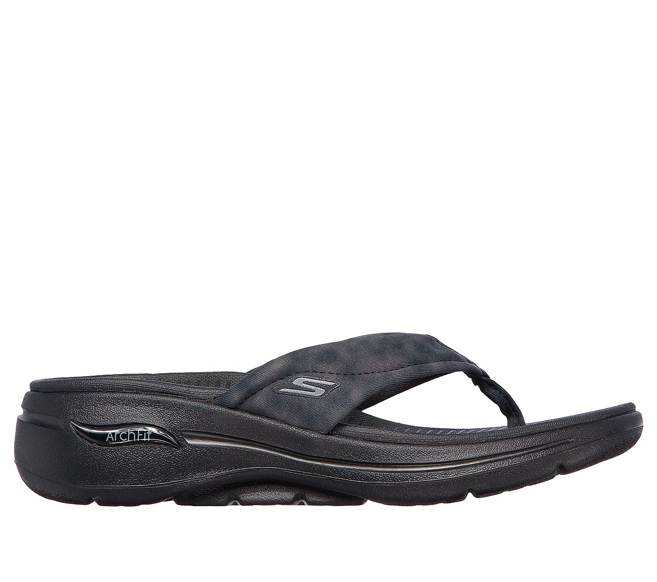 SKECHERS GO WALK ARCH FIT - ASTOUND, BBLACK Footwear Lateral View