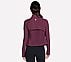 GOFLEX RIB JACKET, BURGUNDY/PINK Apparels Top View