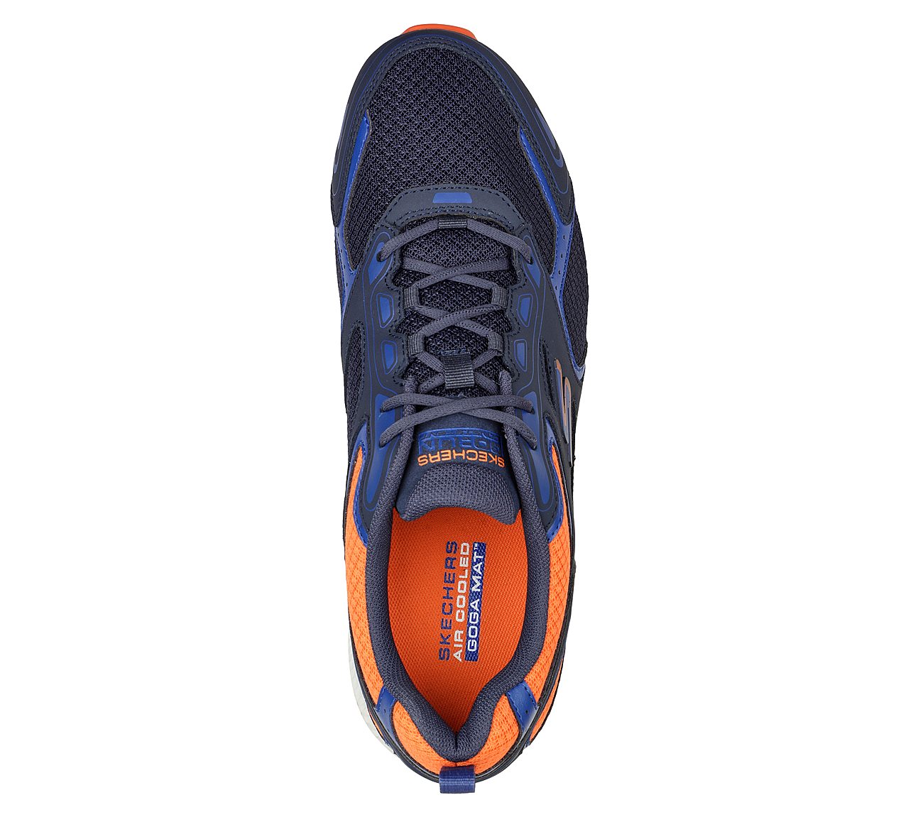 GO RUN CONSISTENT - VESTIGE, NAVY/ORANGE Footwear Top View