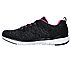 FLEX APPEAL 3, BLACK/HOT PINK Footwear Left View