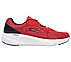 GO RUN ELEVATE, RED/BLACK Footwear Lateral View