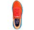 MAX CUSHIONING ENDEAVOUR - EX, ORANGE/BLUE Footwear Top View