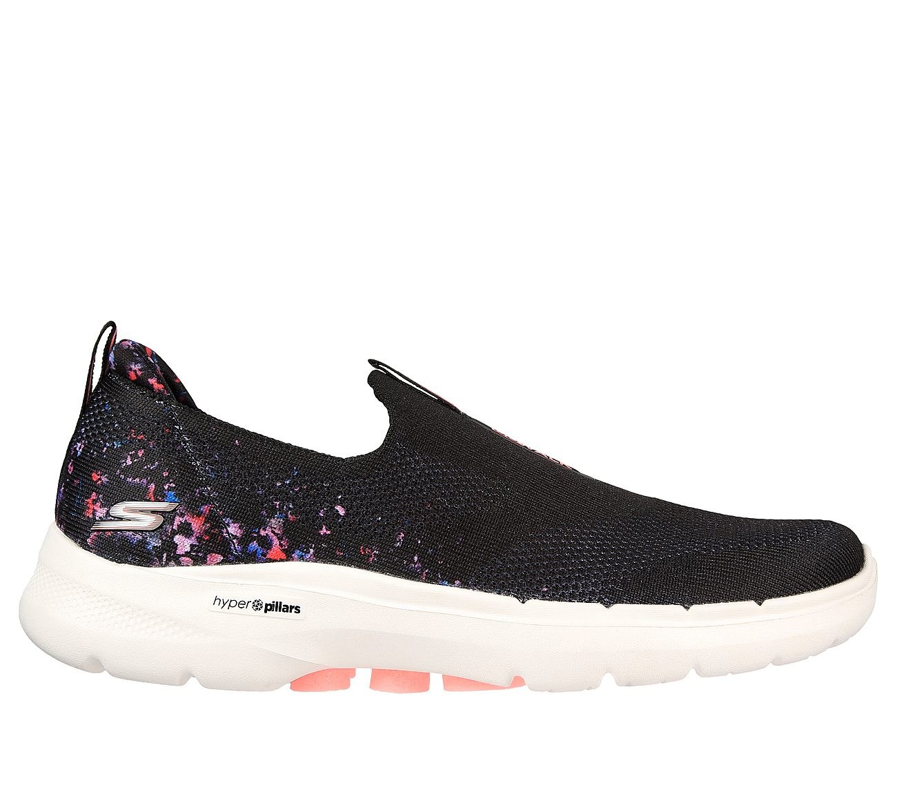 GO WALK 6 - FLORAL SUNRISE,  Footwear Lateral View