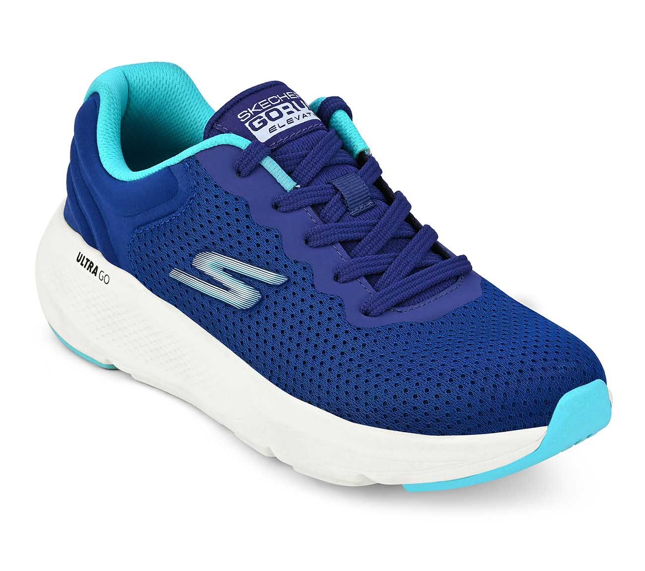 GO RUN ELEVATE, BLUE/AQUA Footwear Right View