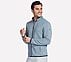 THE HOODLESS HOODIE OTTOMAN, BLUE/PURPLE
