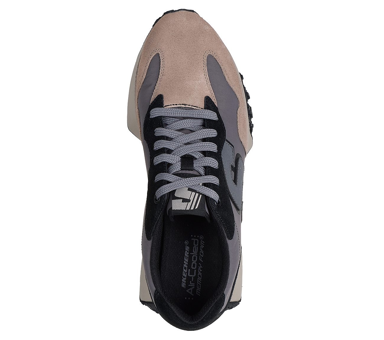 UPPER CUT NEO JOGGER - LANTIS, GGREY/BLACK Footwear Top View