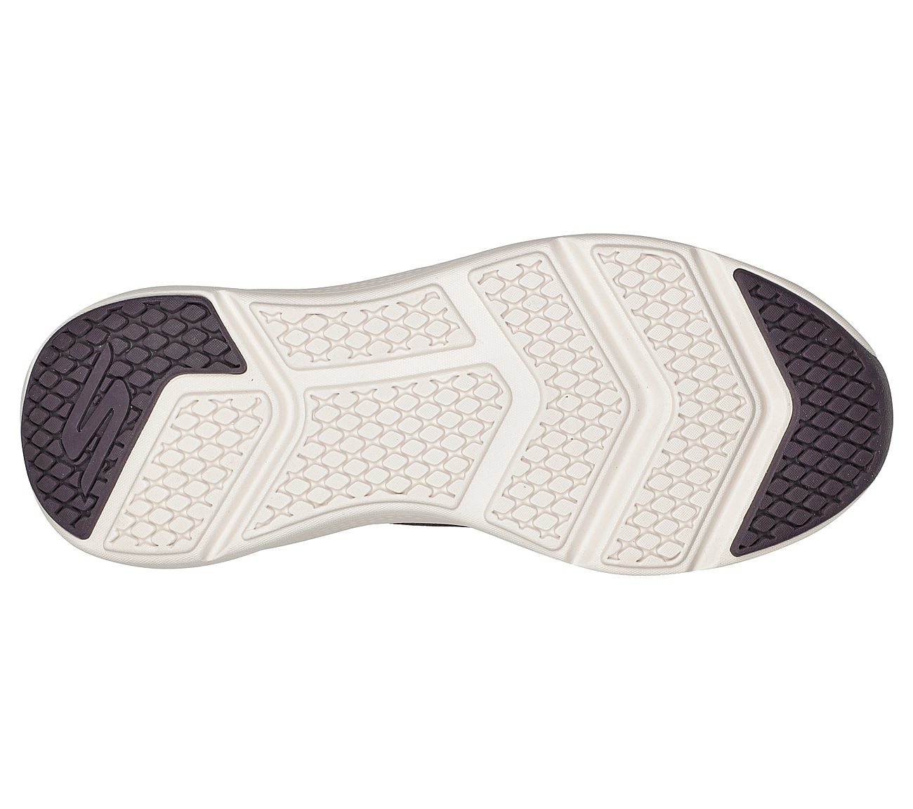 GO RUN ELEVATE - HOT STREAK, PLUM Footwear Bottom View