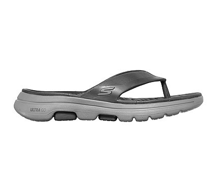 GO WALK 5 - CABANA, CCHARCOAL Footwear Right View
