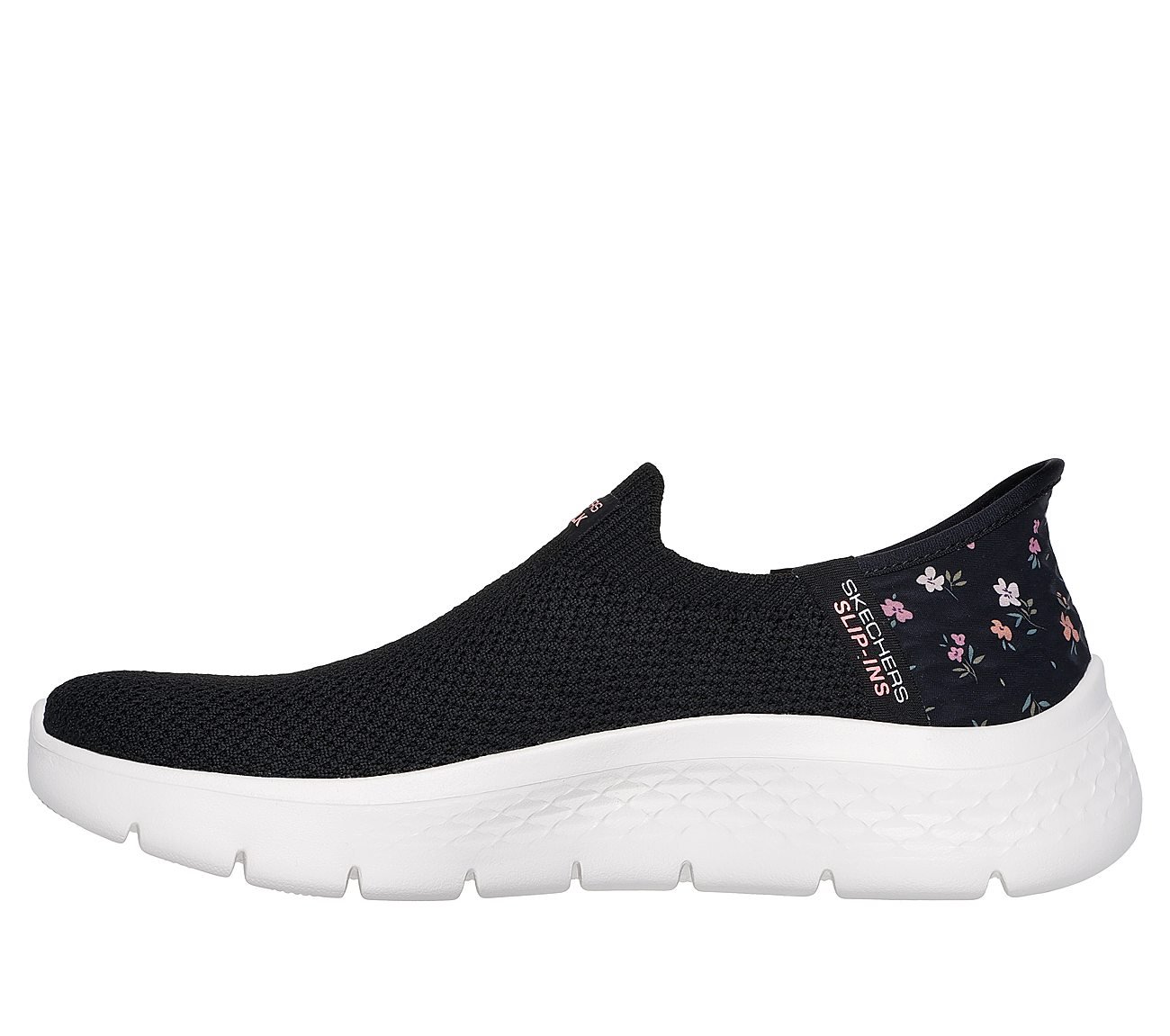 GO WALK FLEX - SUNSET ROSE, BLACK/PINK Footwear Left View