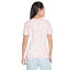  MEOW TEE, PINK/LIGHT PINK Apparels Top View