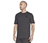 GOKNIT PIQUE SS T-SHIRT, CCHARCOAL Apparels Left View