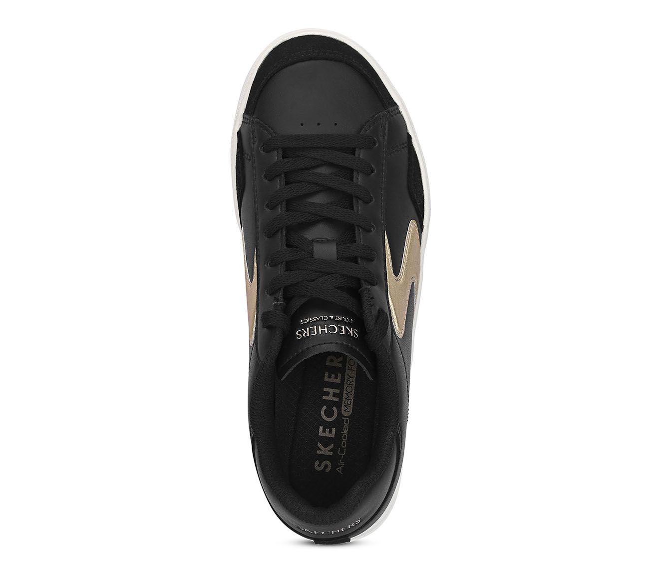 EDEN LX, BLACK/ROSE GOLD Footwear Top View