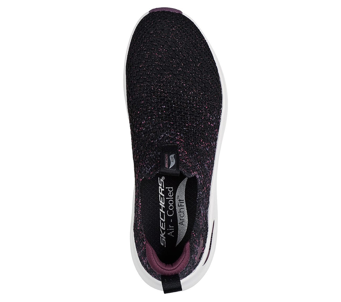 ARCH FIT 2.0-SHEER SHIMMER, BLACK/PURPLE