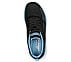 BOBS SQUAD CHAOS, BLACK/BLUE Footwear Top View