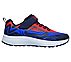 GO RUN CONSISTENT-SURGE SONIC, NAVY/RED Footwear Lateral View