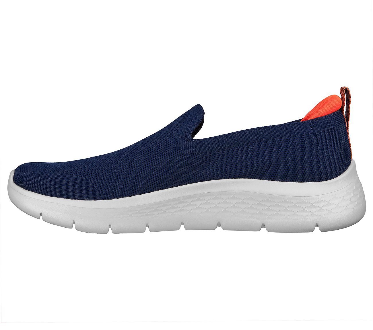 GO WALK FLEX, NAVY/ORANGE Footwear Left View