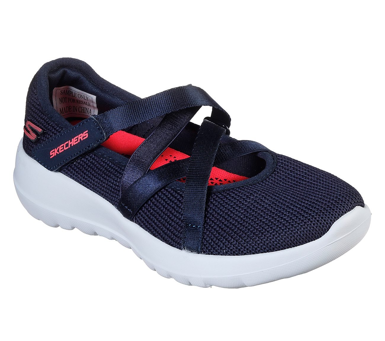 GO WALK JOY-BALLET STRIDES, NNNAVY Footwear Lateral View