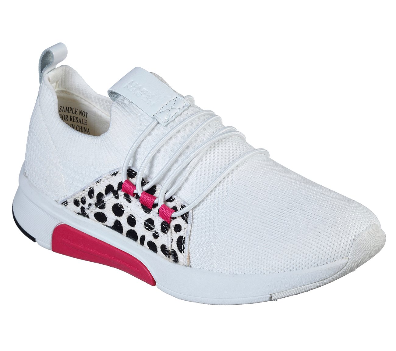 MODERN JOGGER - TRAILS, WHITE/PINK Footwear Lateral View