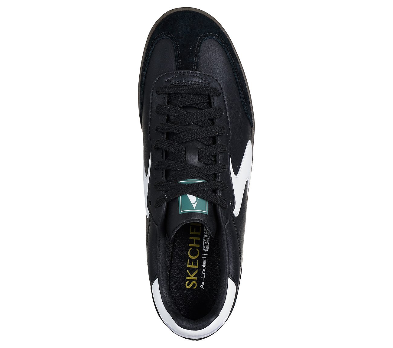 HOTSHOT - PYKE, BLACK/WHITE Footwear Top View