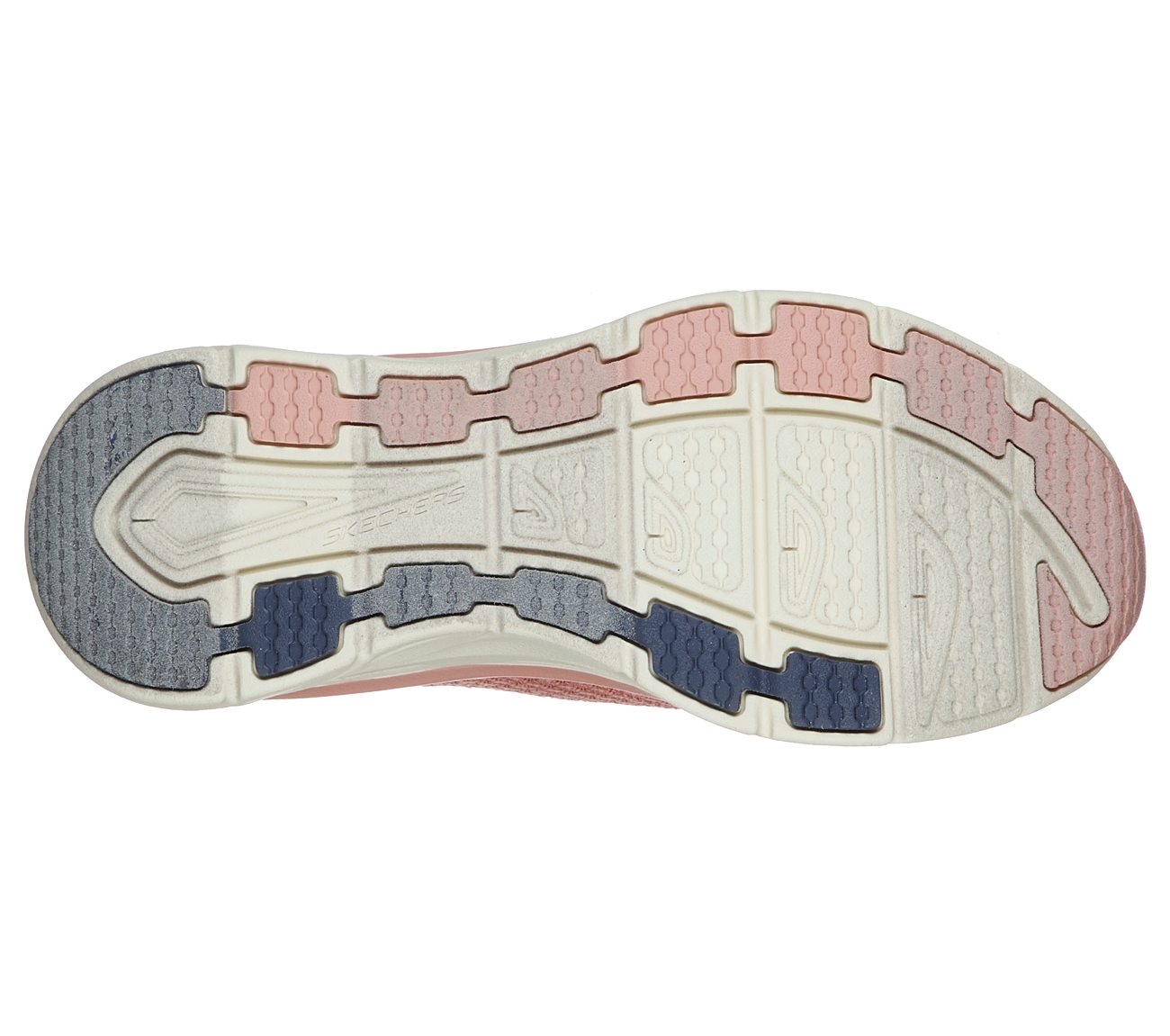D'LUX WALKER - RUNNING VISION, ROSE Footwear Bottom View