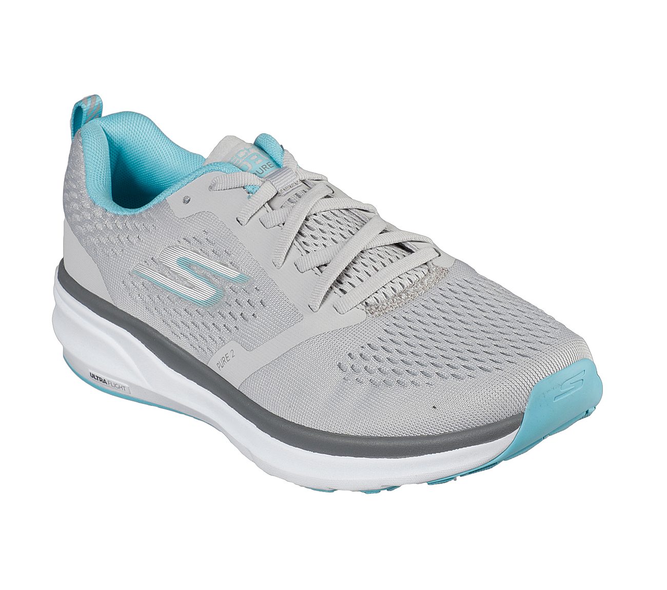 PURE 2, GREY/TURQUOISE Footwear Top View