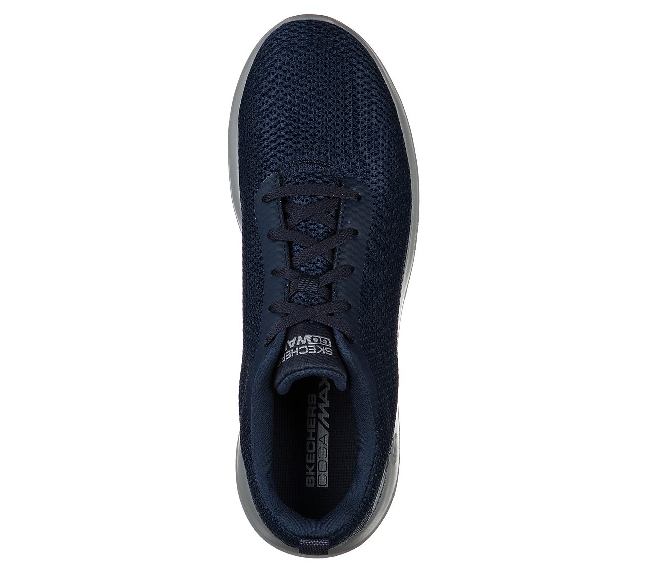 GO WALK MAX- EFFORT, NAVY/GREY Footwear Top View