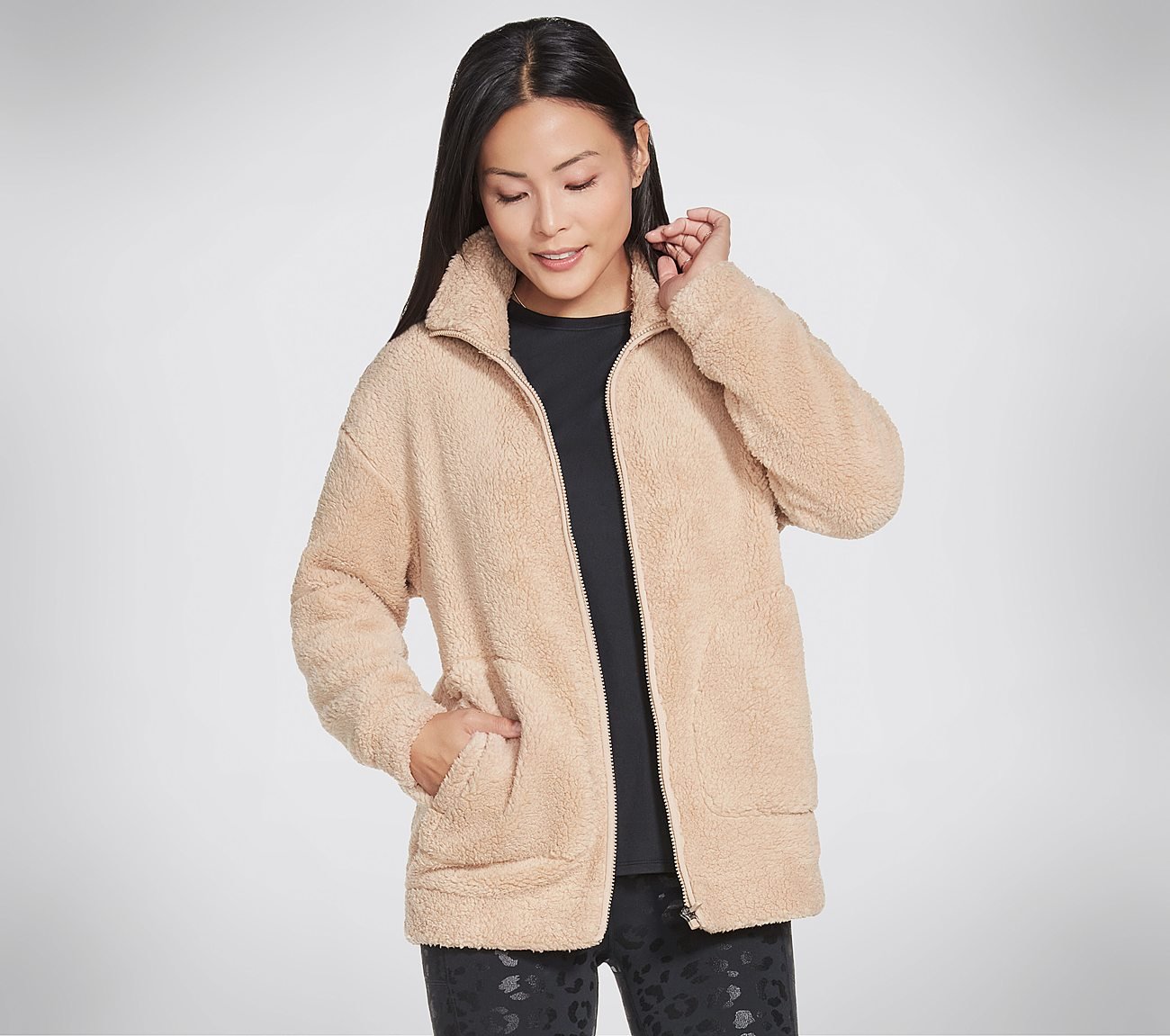 DOWNTIME JACKET, BROWN Apparels Bottom View