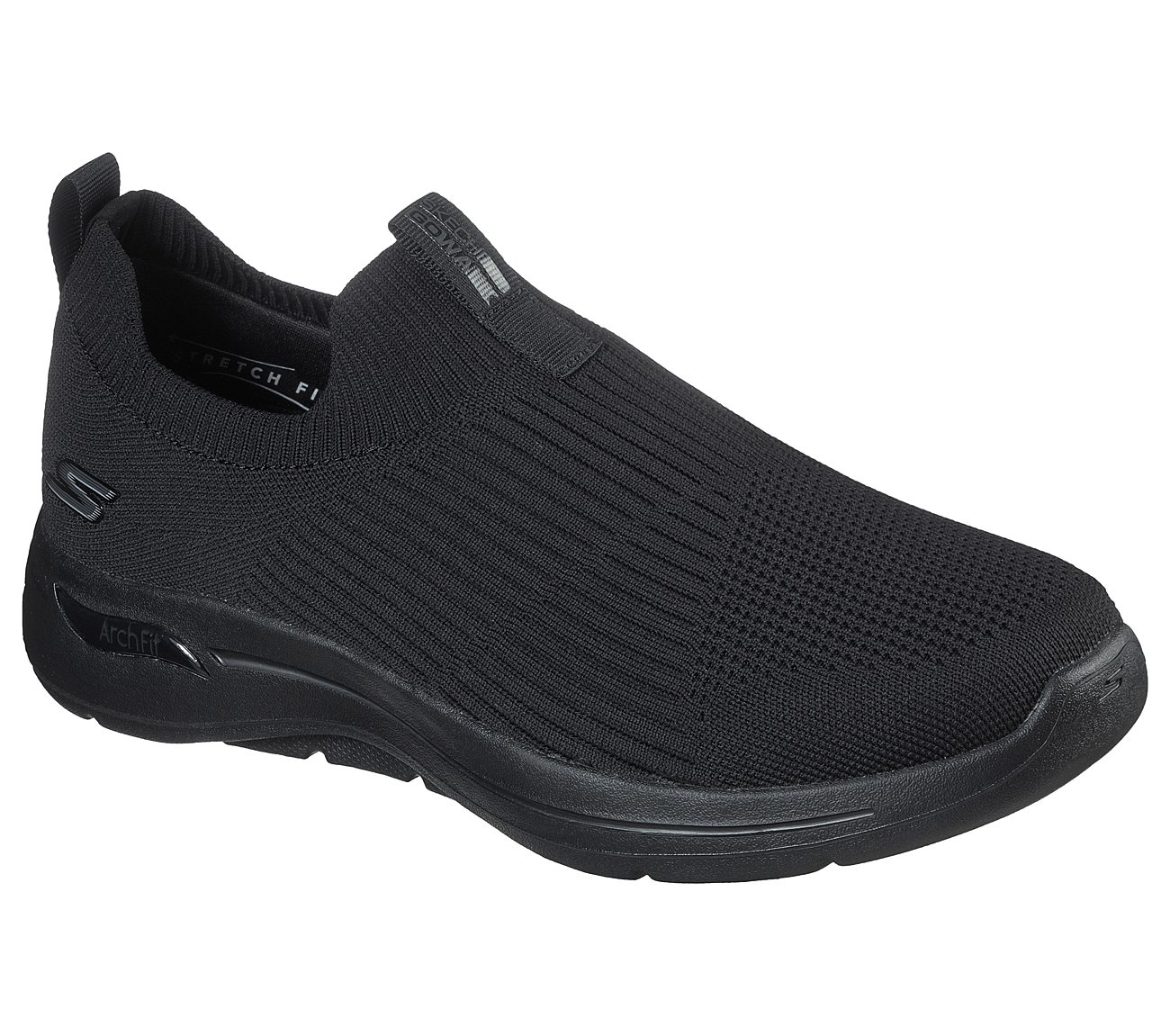GO WALK ARCH FIT - ICONIC, BBLACK Footwear Lateral View