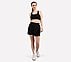 TOWEL LOOP WAISTBAND SHORTS, BLACK
