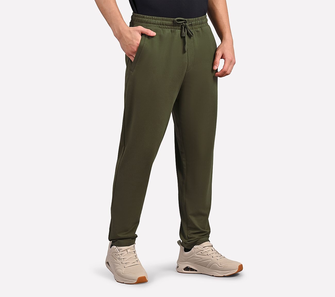ACTIVE WOVEN PANT, BROWN OLIVE Apparel Bottom View