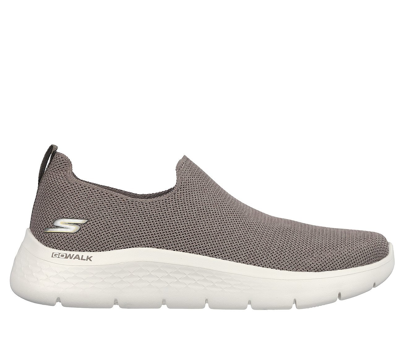 GO WALK FLEX, TTAUPE Footwear Lateral View