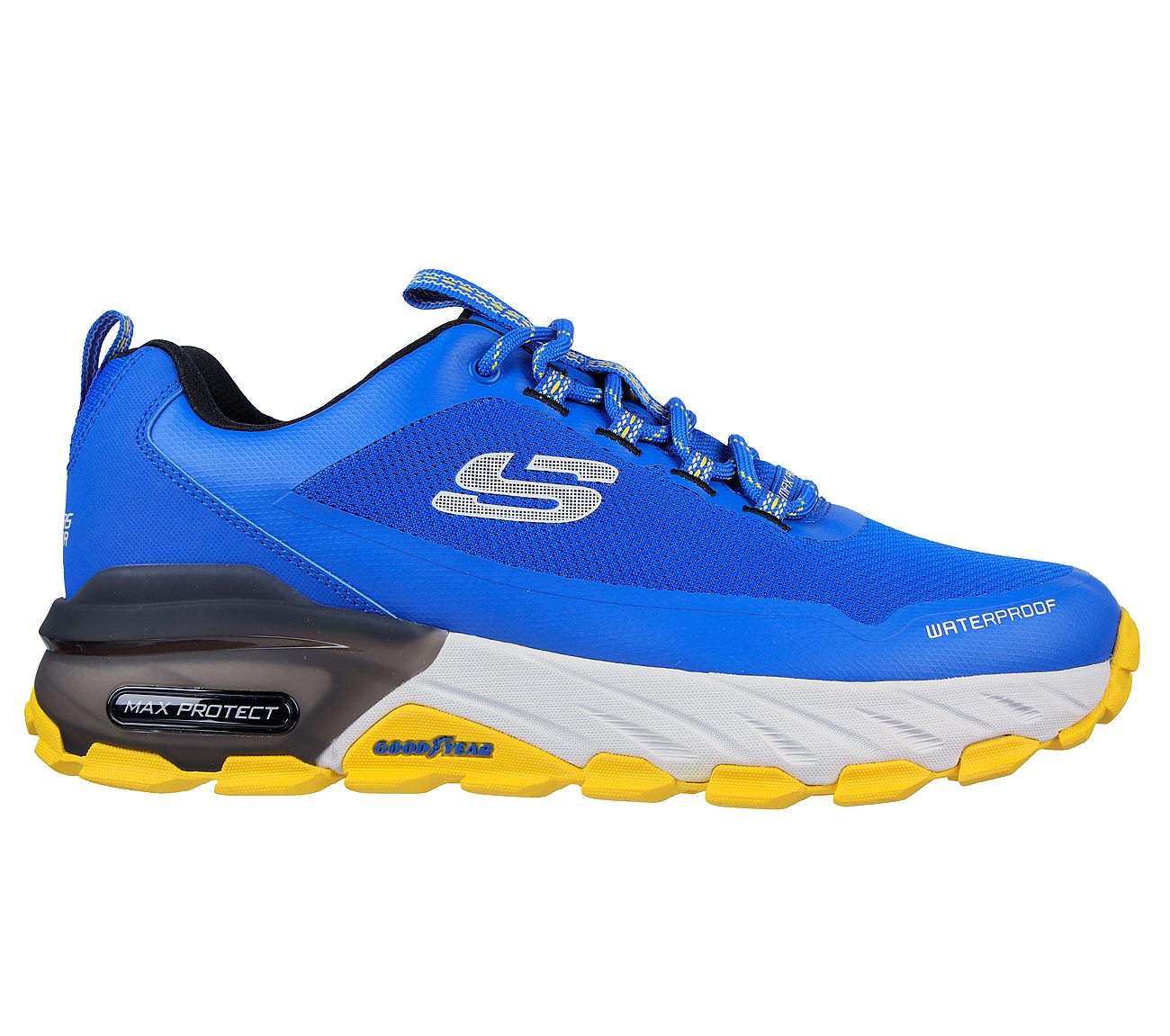 MAX PROTECT- FAST TRACK, BLUE/YELLOW Footwear Right View