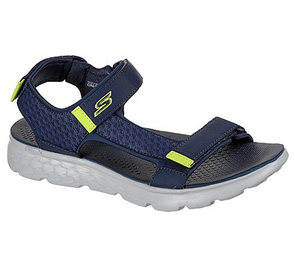 ON-THE-GO 400 - EXPLORER, NAVY/LIME Footwear Lateral View
