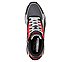 SKECH-AIR EXTREME V2, BLACK/RED Footwear Top View
