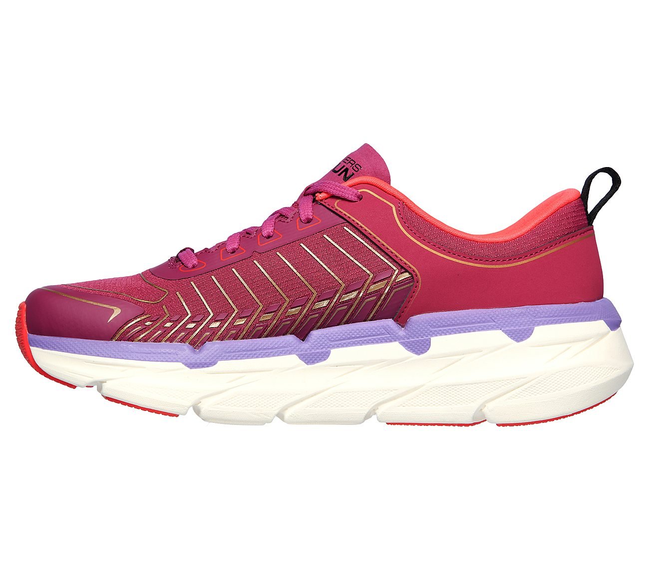 MAX CUSHIONING PREMIER-FAST A, RASPBERRY Footwear Left View