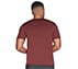 SKECH-AIR TEE, DDARK RED Apparel Top View