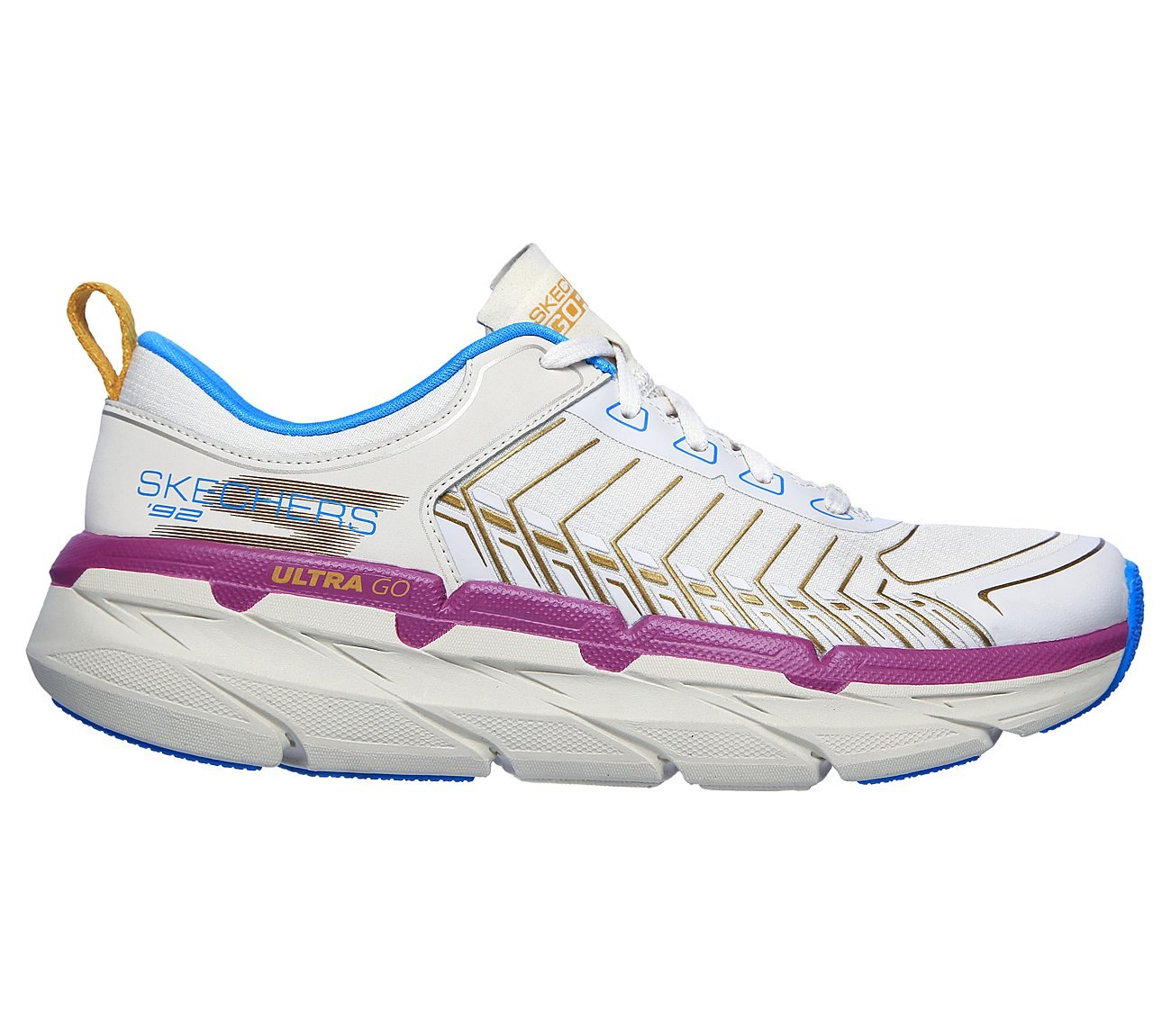 MAX CUSHIONING PREMIER-FAST A, TAUPE/MULTI Footwear Lateral View