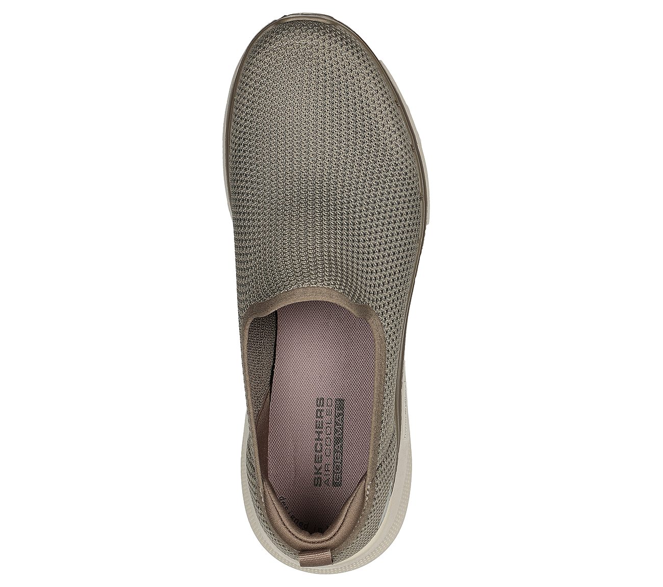 Skechers Taupe Go Walk-6-First-Cl Mens Slip On Shoes - Style ID: 216210 ...