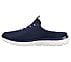 SUMMITS - SWIFT STEP, NAVY/HOT PINK Footwear Left View