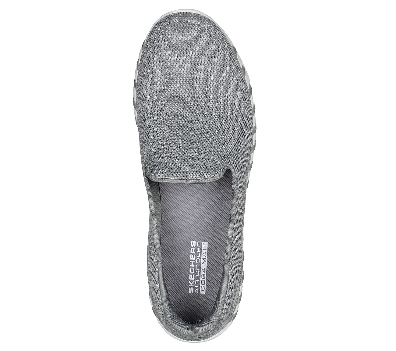 Skechers Light Grey Go Walk-Smart-2-Um Womens Slip On Shoes - Style ID ...