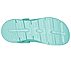 ARCH FIT FOAMIES-WOOF FEELS, TURQUOISE Footwear Bottom View